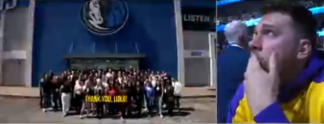 ЛУКА ДОНЧИЌ ПОВТОРНО ИГРАШЕ ВО ДАЛАС Прво заплака а потоа им даде 45 поени на довчерашните соиграчи