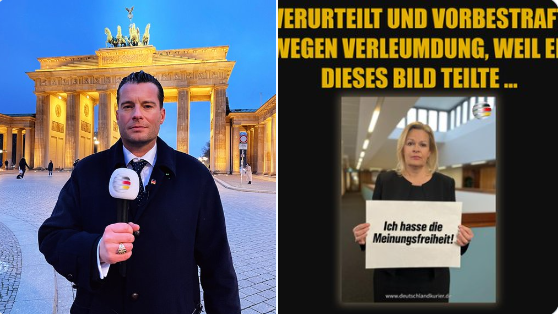 ГЕРМАНИЈА НЕ Е ПОВЕЌЕ ТОА ШТО БЕШЕ Осуди новинар на седум месеци затвор за исмевање со министерка