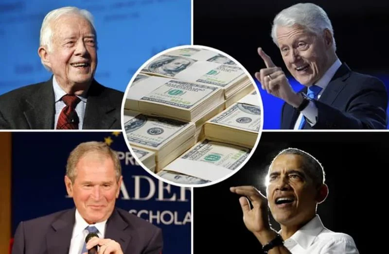 КОЛКУ ЗАРАБОТУВААТ ОД ПЕНЗИЈА ПОРАНЕШНИТЕ ПРЕТСЕДАТЕЛИ НА САД Еден веќе заработил 35 милиони долари КОЛКУ ЗАРАБОТУВААТ ОД ПЕНЗИЈА ПОРАНЕШНИТЕ ПРЕТСЕДАТЕЛИ НА САД Еден веќе заработил 35 милиони долари