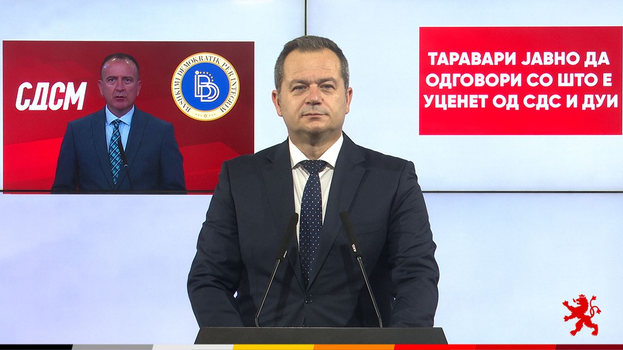 ТАРАВАРИ ДОКАЖА ДЕКА НЕ Е СТАБИЛЕН ЧОВЕК Јавно да одговори со што е уценет од СДС и ДУИ