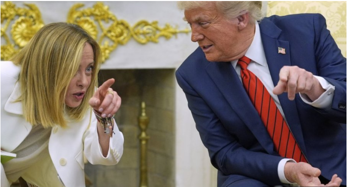 ИТАЛИЈАНСКАТА ПРЕМИЕРКА ПОД ИСТРАГА Обвинувања за соучесништво во геноцидот во Газа ИТАЛИЈАНСКАТА ПРЕМИЕРКА ПОД ИСТРАГА Обвинувања за соучесништво во геноцидот во Газа