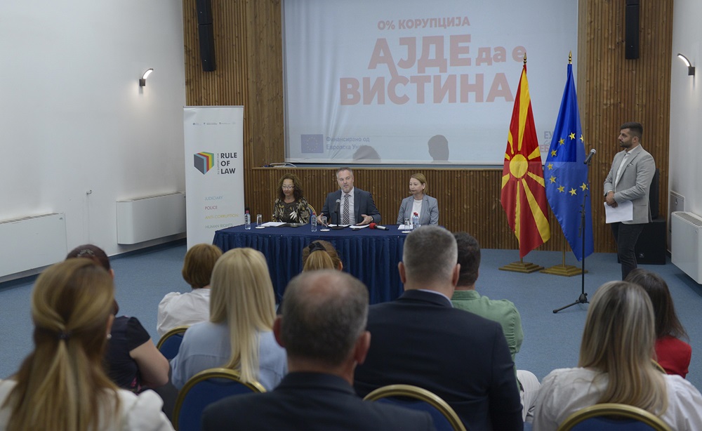 СТАРТУВАШЕ КАМПАЊАТА 0% корупција – ајде да е вистина