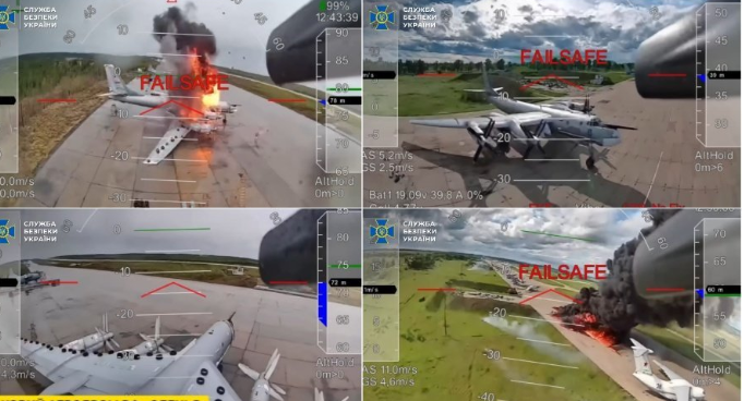 УКРАИНА ИЗВЕДЕ ИСТОРИСКИ УДАР Уништенa руска флота на бомбардери