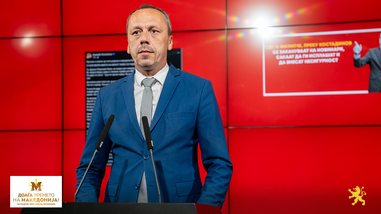 СДС И ФИЛИПЧЕ ПРЕКУ КОСТАДИНОВ СЕ ЗАКАНУВААТ НА НОВИНАРИ – Сакаат да ги исплашат и да внесат несигурност СДС И ФИЛИПЧЕ ПРЕКУ КОСТАДИНОВ СЕ ЗАКАНУВААТ НА НОВИНАРИ – Сакаат да ги исплашат и да внесат несигурност