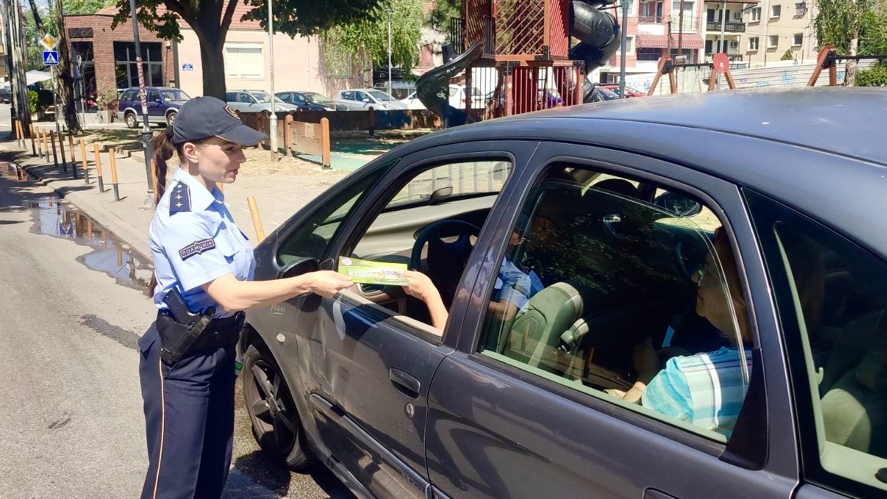 „ПАРКИРАЈ СОВЕСНО – ПАРКИРАЈ ОДГОВОРНО“ превентивна активност на СВР Скопје за безбеден сообраќај