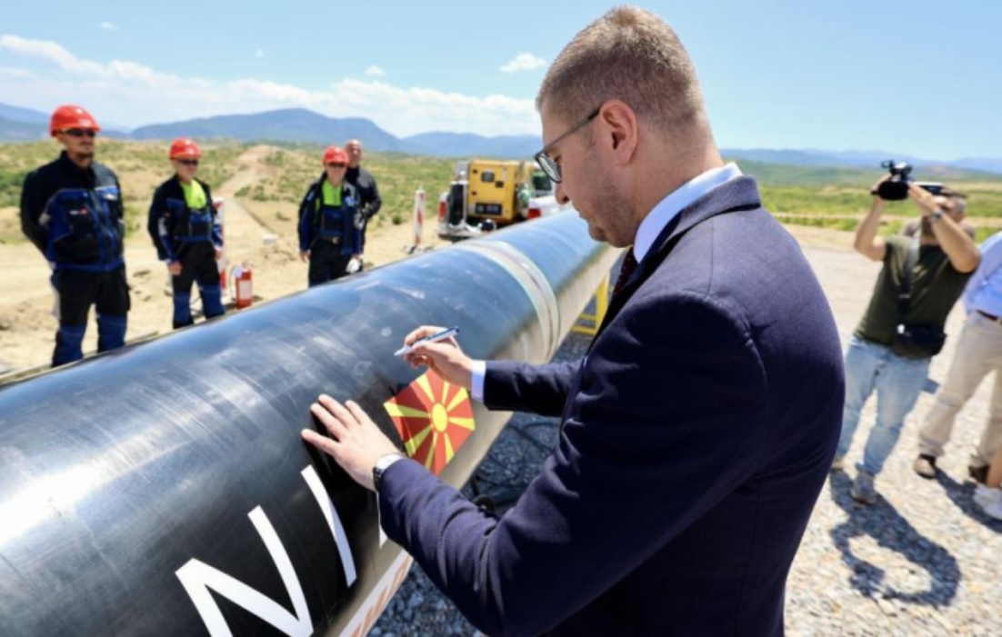 ПОЧНА ИЗГРАДБАТА НА ГАСОВОДНИОТ ИНТЕРКОНЕКТОР СО ГРЦИЈА: Мицкоски најави нова енергетска ера