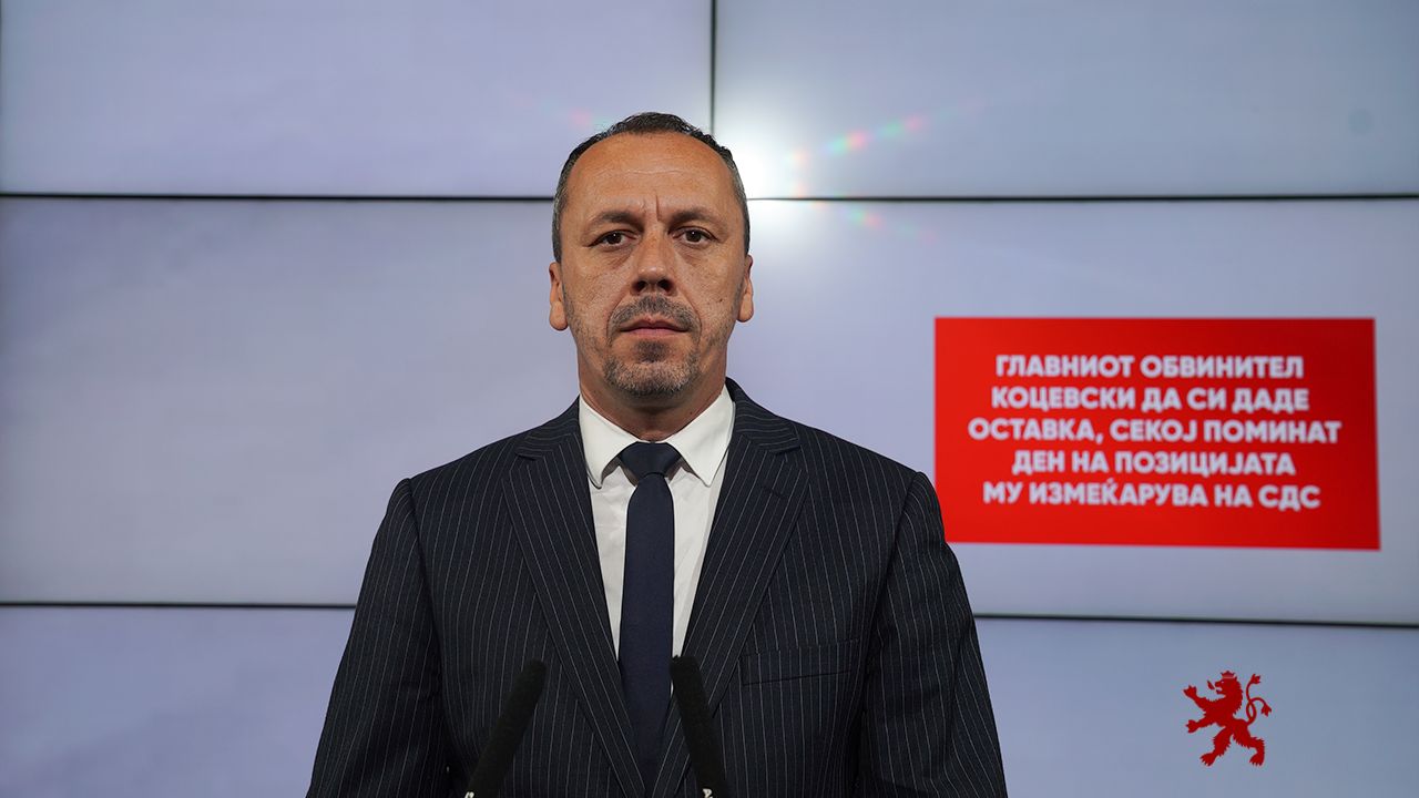 ВМРО-ДПМНЕ: ГЛАВНИОТ ОБВИНИТЕЛ КОЦЕВСКИ ДА СИ ДАДЕ ОСТАВКА – Секој поминат ден на позицијата му измеќарува на СДС