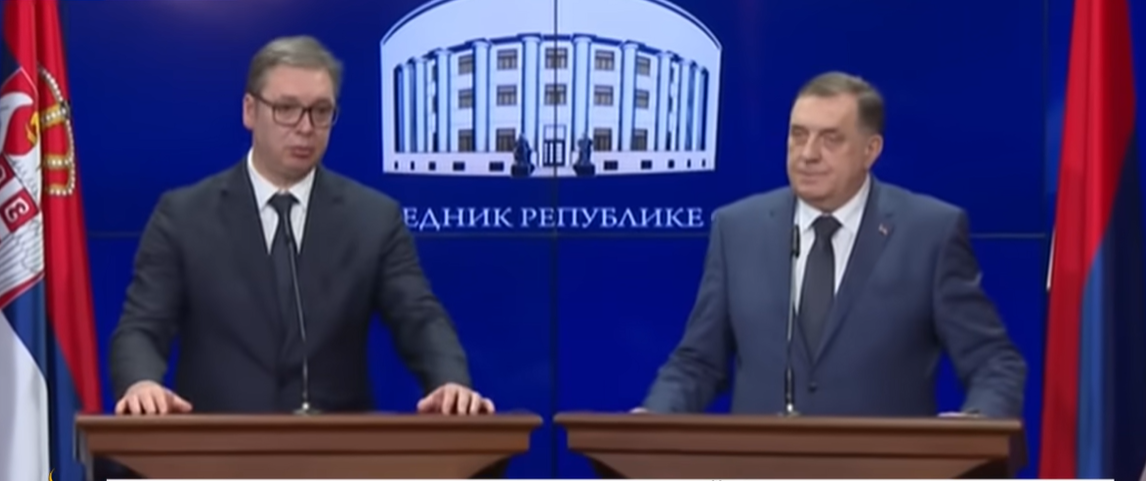 ГНЕВНА РЕАКЦИЈА ОД ВУЧИЌ – Пресудата за Додик е срам ГНЕВНА РЕАКЦИЈА ОД ВУЧИЌ – Пресудата за Додик е срам