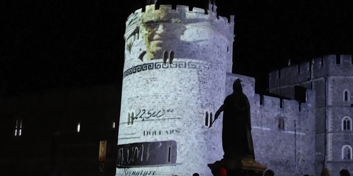 ЧЕТИРИ ЛИЦА УАПСЕНИ ПОРАДИ ПРОЕКТИРАЊЕ СЛИКИ НА ЗАМОКОТ ВИНДЗОР – Сликите биле од Трамп, принцот Ендру и Епштајн