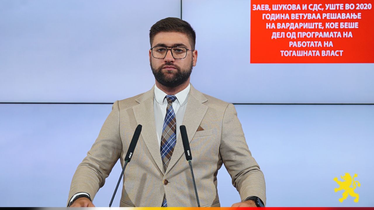 ЗАЕВ, ШУКОВА И СДС, УШТЕ ВО 2020 ГОДИНА ВЕТУВАА РЕШАВАЊЕ НА ВАРДАРИШТЕ – Беше дел од програмата на работата на тогашната власт
