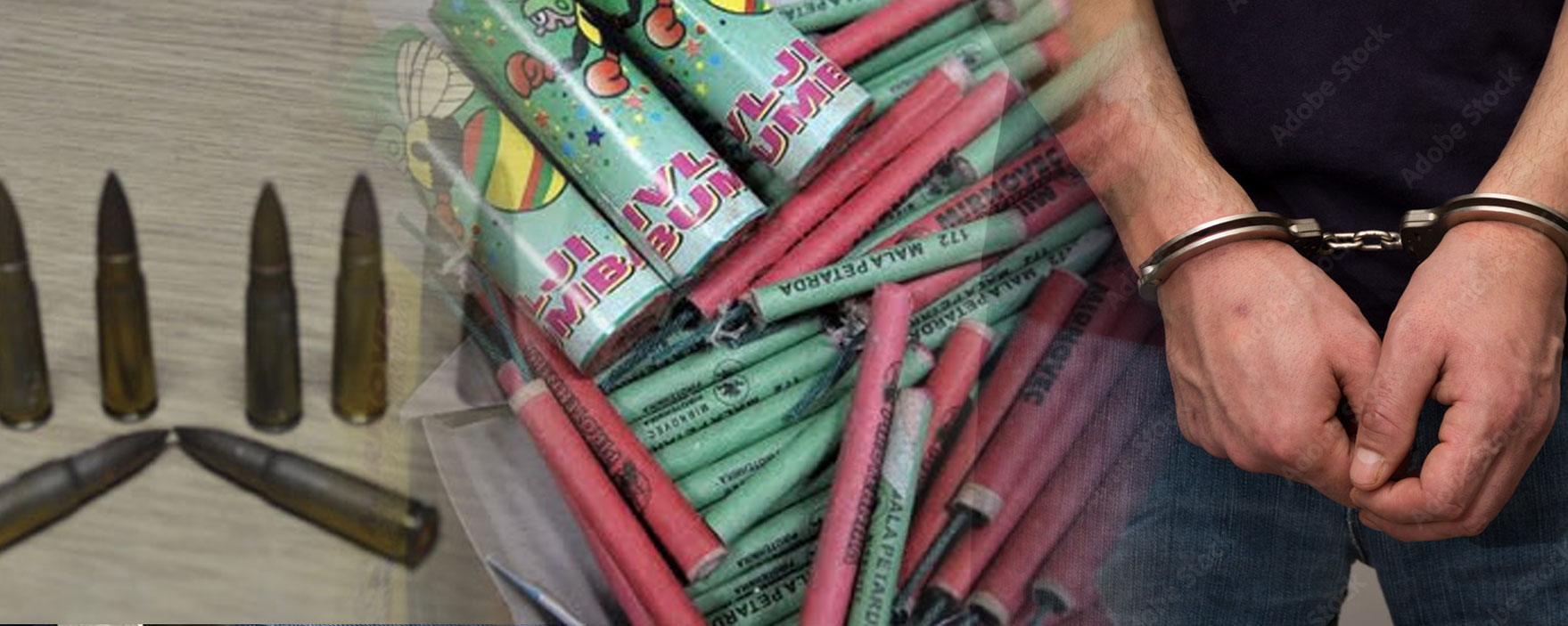 АКЦИЈА ВО ШТИП Откриена голема количина нелегална пиротехника во тезга и дом