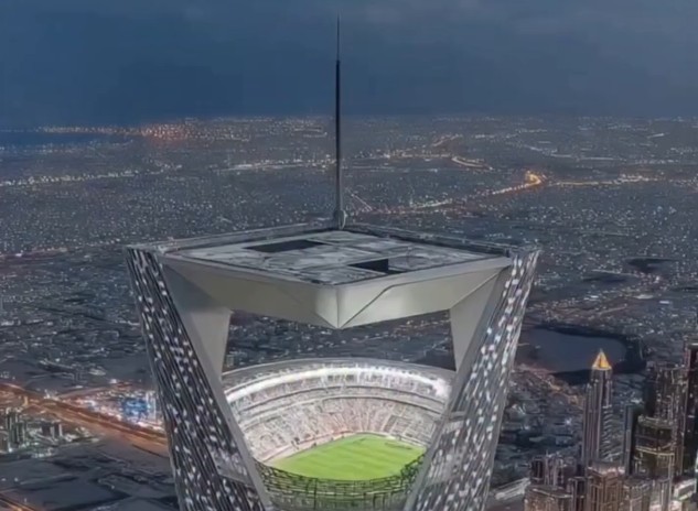 (ВИДЕО) САМО НЕБОТО Е ЛИМИТ Во Саудиска Арабија ќе се игра фудбал на стадион во облаците