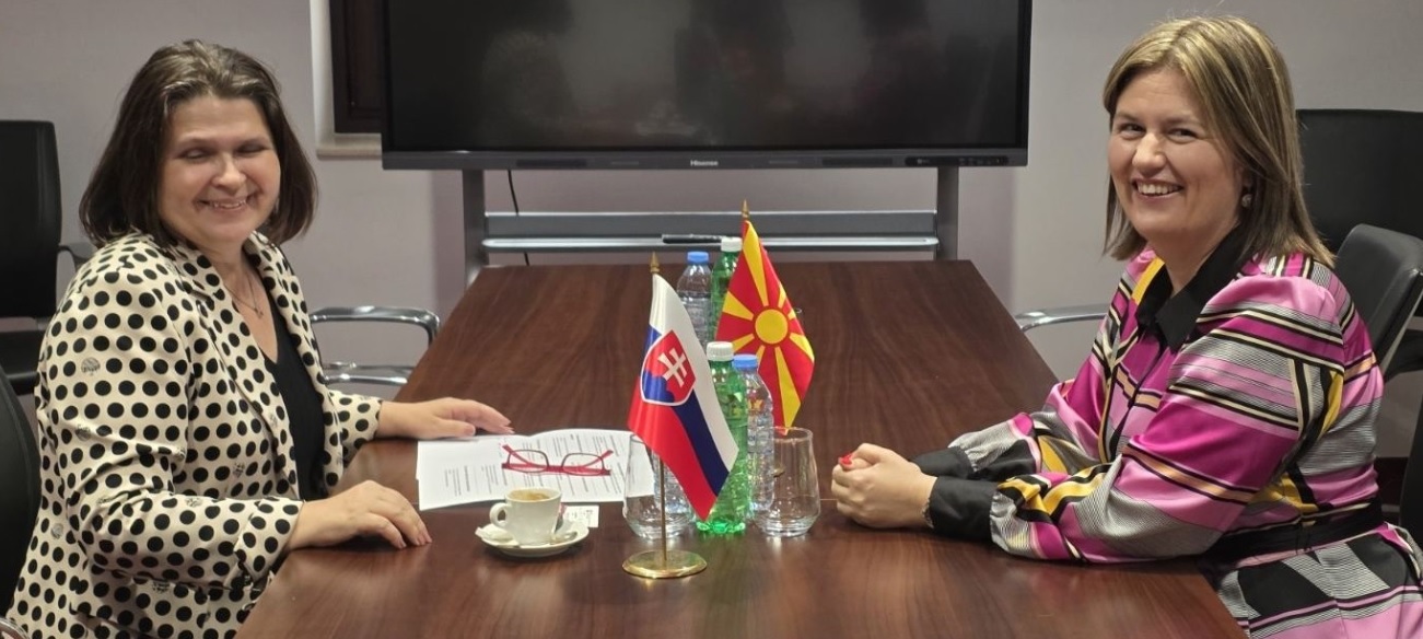 СРЕДБА НА МИНИСТЕРКАТА ЗА ЕНЕРГЕТИКА СО СЛОВАЧКАТА АМБАСАДОРКА Разговарале за продлабочување на соработката во енергетскиот систем
