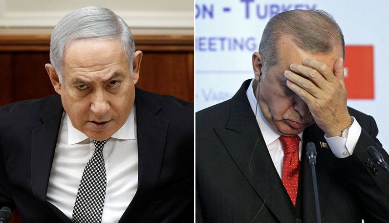 ЗАКАЧКИ СО ПОРАКИ И ЗАКАНИ Ердоган и Нетанјаху го тестираат трпението