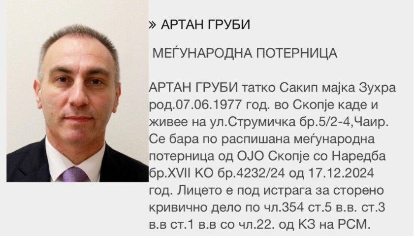 МЕЃУНАРОДНА ПОТЕРНИЦА, А ТОЈ ВО ПРИШТИНА – Косовски медиуми го видел како се шета во центарот на градот МЕЃУНАРОДНА ПОТЕРНИЦА, А ТОЈ ВО ПРИШТИНА – Косовски медиуми го видел како се шета во центарот на градот