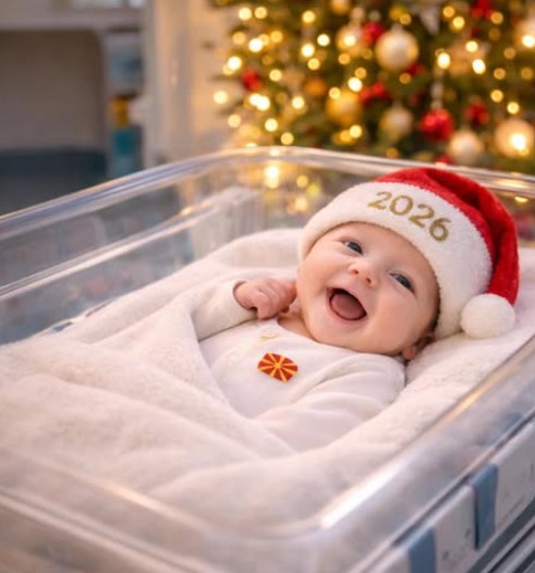 ПРВОТО БЕБЕ ВО НОВАТА ГОДИНА Е ДЕВОЈЧЕ – Родено точно на полноќ