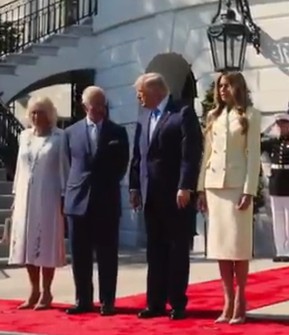 НЕВЕРОЈАТЕН РАЗГОВОР – Експерт за усни откри што си кажаа Трамп и Чарлс III