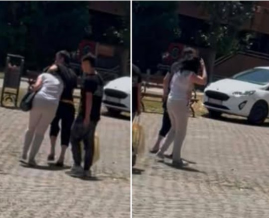 ДРАМАТИЧНО НА УЛИЦА СРЕДЕ БЕЛ ДЕН Сопруга и малолетна ќерка нападнати од таткото
