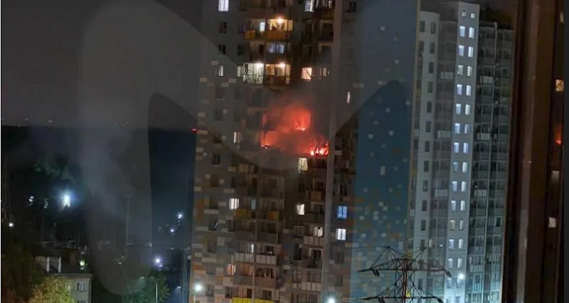 ДРАМА ВО МОСКВА ПРЕД ПАРАДАТА – Украински дрон удри во срцето на градот