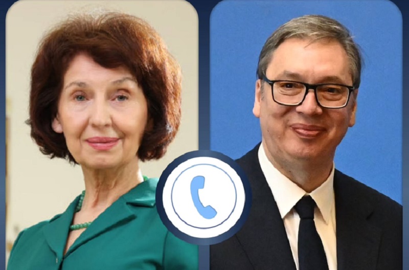 ВУЧИЌ ПО РАЗГОВОРОТ СО СИЛЈАНОВСКА-ДАВКОВА ИСПРАТИ СИЛНА ПОРАКА Србија останува посветена на мирот и стабилноста ВУЧИЌ ПО РАЗГОВОРОТ СО СИЛЈАНОВСКА-ДАВКОВА ИСПРАТИ СИЛНА ПОРАКА Србија останува посветена на мирот и стабилноста
