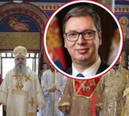 ВУЧИЌ ЈА ВИДЕ СРПСКАТА ЦРКВА ВО СКОПЈЕ – МПЦ-ОА срамежливо реагира, Мицкоски не коментира ВУЧИЌ ЈА ВИДЕ СРПСКАТА ЦРКВА ВО СКОПЈЕ – МПЦ-ОА срамежливо реагира, Мицкоски не коментира