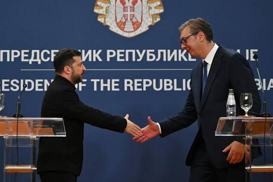 ВУЧИЌ ЈА ДОБИ ДИПЛОМАТСКАТА ПАРТИЈА Зеленски во Белград испрати порака што ќе ја разбранува Европа